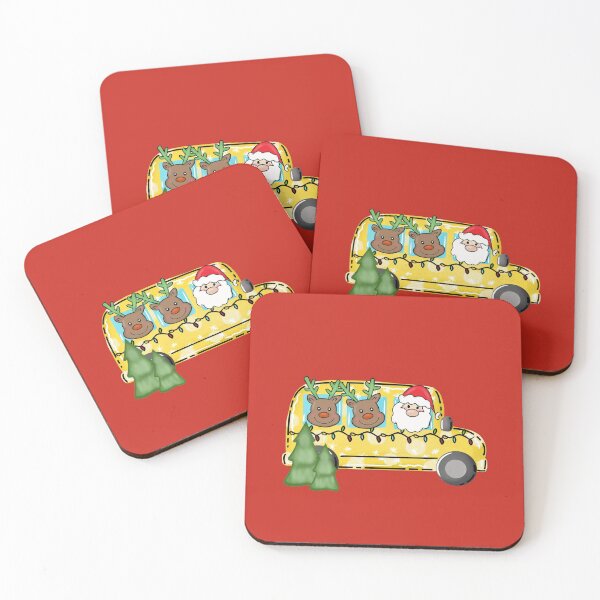 Item preview, CHRISTMAS SCHOOL BUS designed and sold by JavierShih.