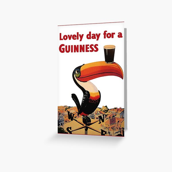 Stout Guinness Glass Art Greeting Card for Sale by woollymm