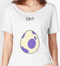 Pokemon GO Egg Oh? Purple 10km Women's Relaxed Fit T-Shirt