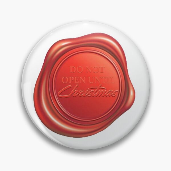 Item preview, Do Not Open Until Christmas Wax Seal designed and sold by maramyeonni.