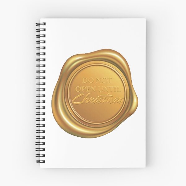 Item preview, Do Not Open Until Christmas Wax Seal designed and sold by maramyeonni.
