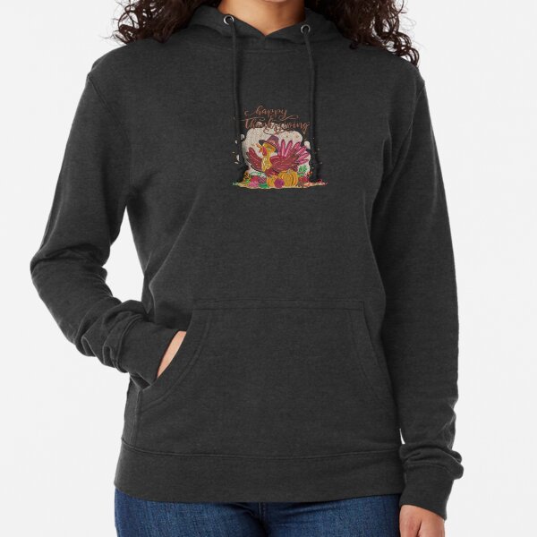 Over the head clearance hoodie with rose embroidery