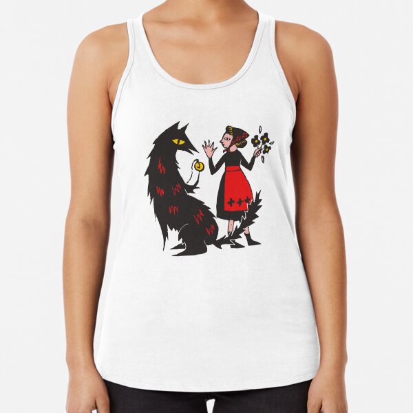 What's the time, Mr Wolf Racerback Tank Top