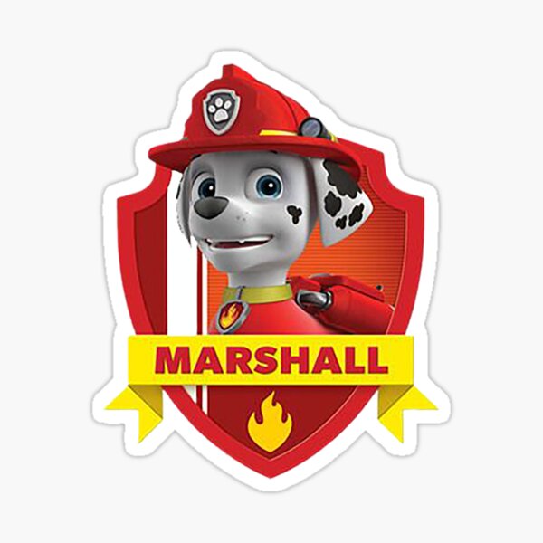 Marshall paw patrol Sticker