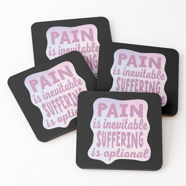 Item preview, Pain Is Inevitable Suffering Is Optional designed and sold by samah82.