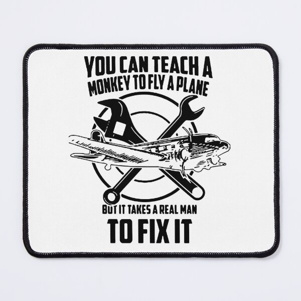 Item preview, Aircraft Mechanic Aironotical Engineerairplane maintenance Funny Saying Art Apparel Essential Motivation Inspiration Joy Mood Funny Cat Halloween designed and sold by DesignByHeartUK.