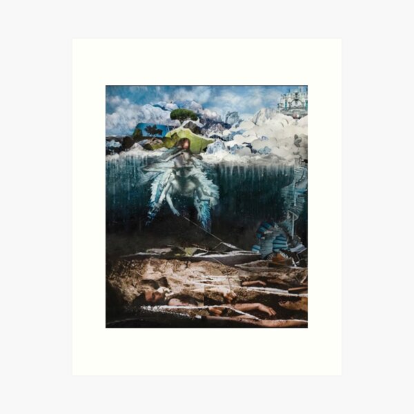 Aperçu de l'œuvre L'Empyrée - John Frusciante créée et vendue par HeyRustyStor.