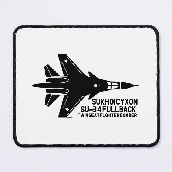 Item preview, Combat Plane Fighter Jet SU 34 Fullblack Worldwar bomber love to fly plane mustang Art Apparel Essential Motivation Inspiration Joy Mood  Funny Halloween designed and sold by DesignByHeartUK.