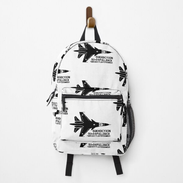 Item preview, Combat Plane Fighter Jet SU 34 Fullblack Worldwar bomber love to fly plane mustang Art Apparel Essential Motivation Inspiration Joy Mood  Funny Halloween designed and sold by DesignByHeartUK.