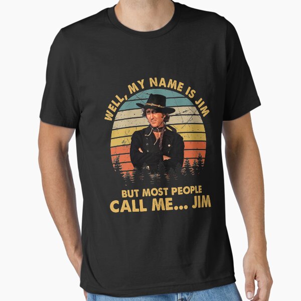 Item preview, Vintage Most People Call Me The Sheriff is Near Blazing Tee Saddles designed and sold by GertiSteinbach.