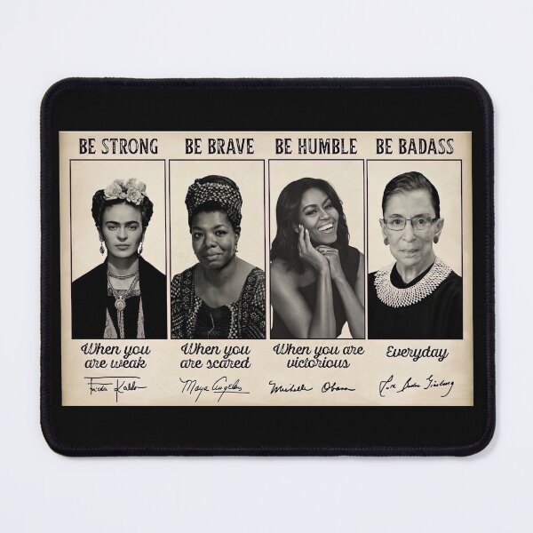 Item preview, Frida kahlo, Maya angelou, Michelle Obama, Ruth Bader Ginsburg Pro-choice Feminist designed and sold by SockaArt1.