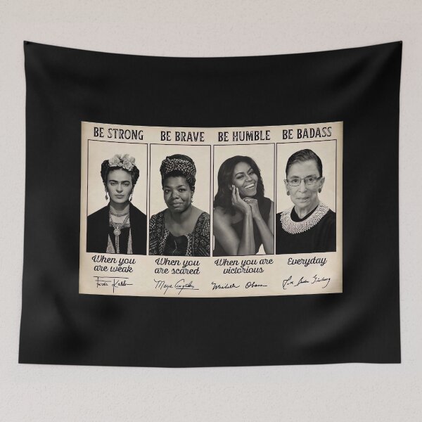 Item preview, Frida kahlo, Maya angelou, Michelle Obama, Ruth Bader Ginsburg Pro-choice Feminist designed and sold by SockaArt1.