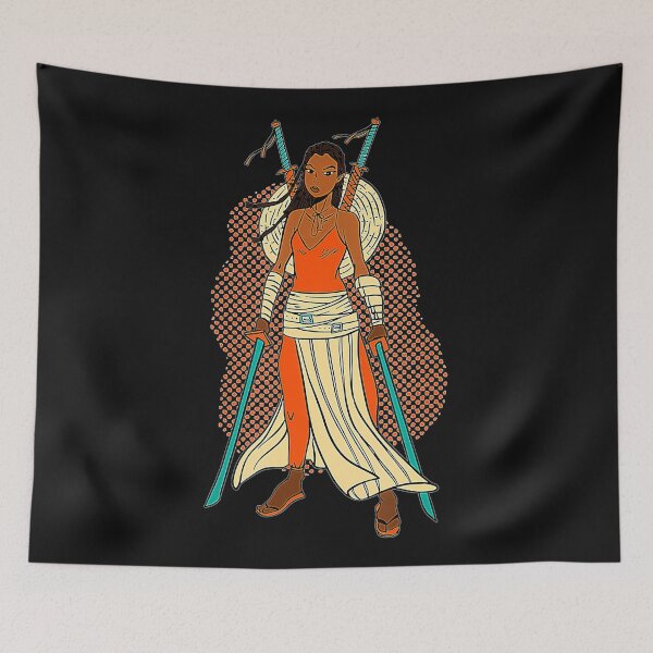 Item preview, African American Black History Afro Gift Samurai Woman Queen  designed and sold by hieuha091XRg.