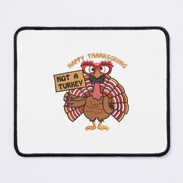 Item preview, The Denying Turkey Custom Embroidery Design, Machine Embroidery Design designed and sold by Cre8iveSkill.