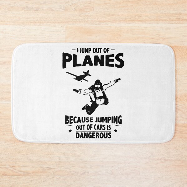 Item preview, Skydiving Love I jump out of planes because jumping out of cars is danerous Parachute Para Jumping Skydive Gift Premium Apparel Funny Holiday Xmas designed and sold by DesignByHeartUK.