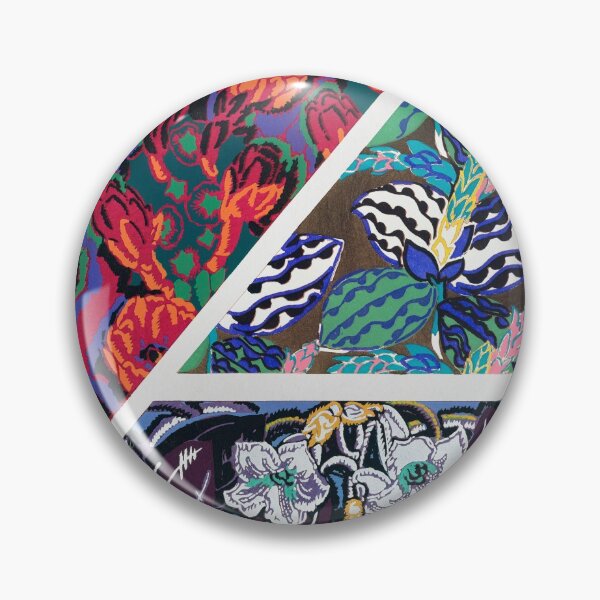Item preview, geometric floral motifs - Édouard Bénédictus (1928) designed and sold by chamomile-cafe.