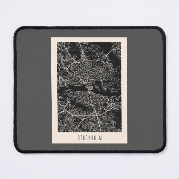 Item preview, Stockholm City Street Map Dark designed and sold by Teecha.