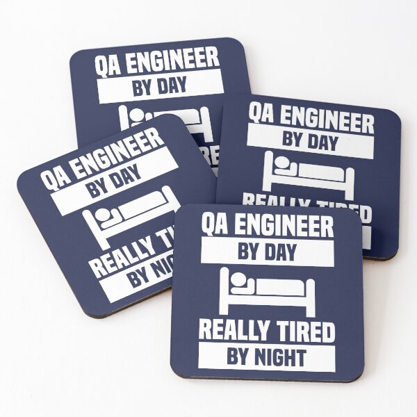 Item preview, QA Engineer By Day Really Tired By Night designed and sold by TashaVector.