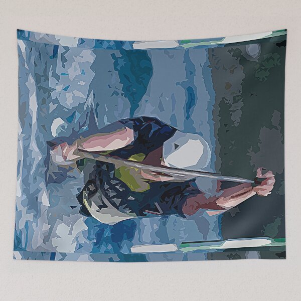 Item preview, r946/  New finition 2021 : L'effort physique en canoé-kayak en " Version Art Moderne " (h) par Olao-Olavia / Okaio Créations designed and sold by o.okaïo.