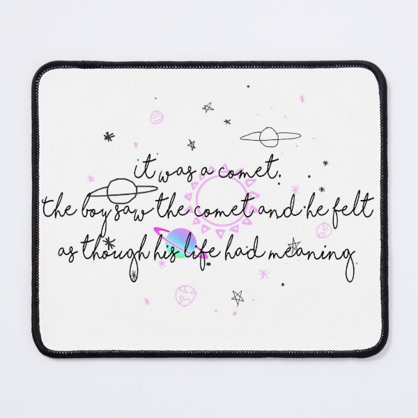 Item preview, The boy saw the comet.. Lucas Scott quote- One Tree Hill designed and sold by KikkaT.