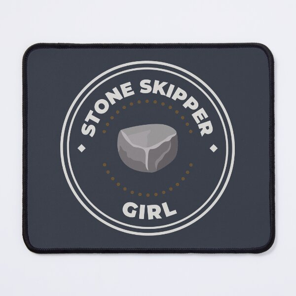 Item preview, Stone skipping girl logo designed and sold by Morcawork.
