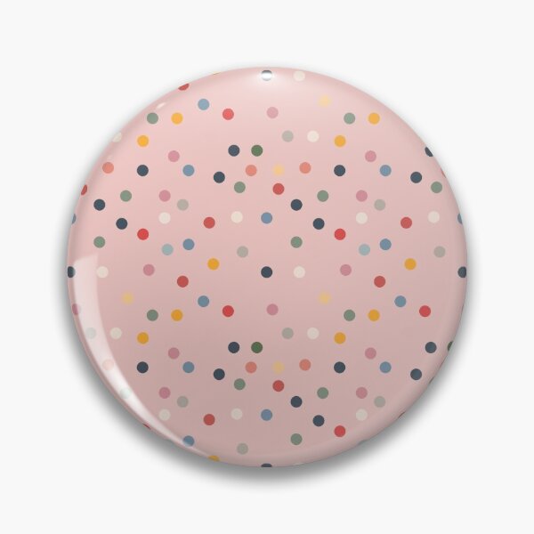 Item preview, MLTICOLORED DOTES WITH PINK BACKGROUND designed and sold by BilberryCreate.