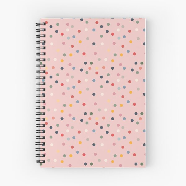 Item preview, PUNTOS DE MLTICOLOR CON FONDO ROSA designed and sold by BilberryCreate.