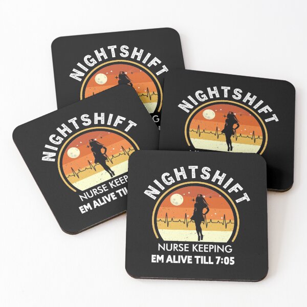 Item preview, Night Shift Nurse Keepin Em Alive Till 7:05 designed and sold by goodprints shop.