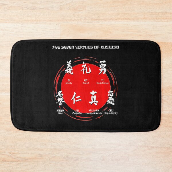 Item preview, BUSHIDO VIRTUES  Samurai Symbols Traditional Japanese Code Premium  designed and sold by hieuha091XRg.