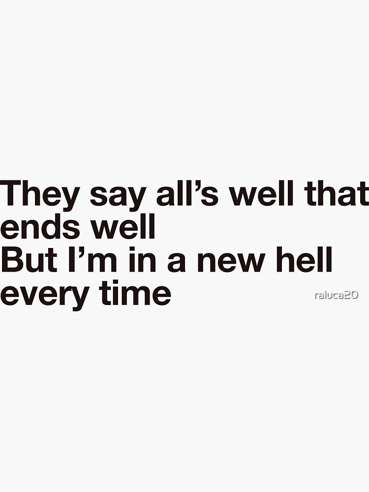 Thumbnail 3 of 3, Sticker, All Too Well (Taylor’s Version) Lyrics designed and sold by raluca20.