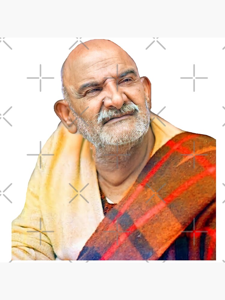 World Famous Saint Neem Karoli Baba Ji Poster By Aruvanita Redbubble