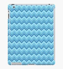 Shades of Aqua Ombre Chevron iPad Case/Skin