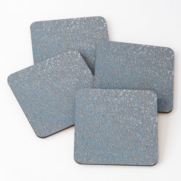 Item preview, Steel Blue Botanical Jacquard Plate designed and sold by fatenanwar.
