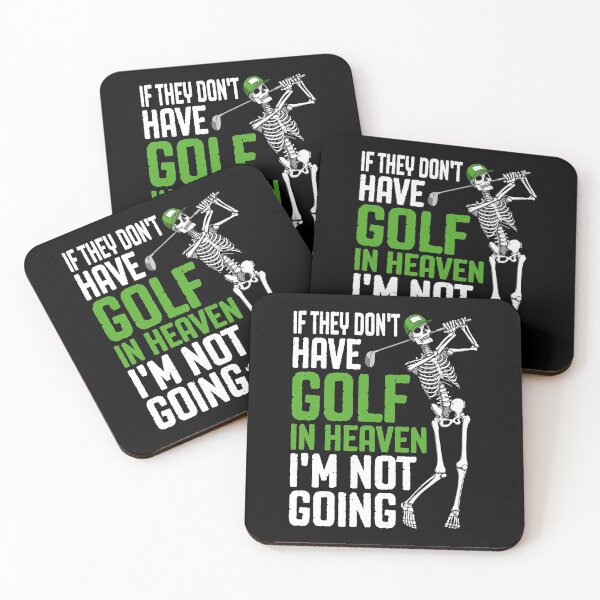Item preview, Golf Heaven Funny Golfing Skeleton Golfer Quote designed and sold by GrandeDuc.
