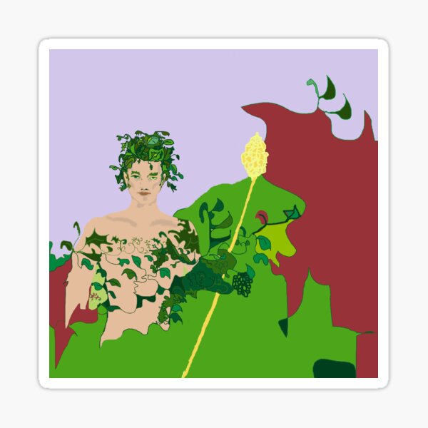 Dionysus and Bacchus Sticker