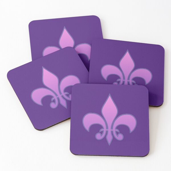 Item preview, Fleur-de-Lis Pink to Purple designed and sold by Annette Marionneaux Stevenson.