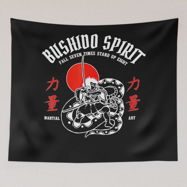 Item preview, Bushido spirit Samurai fights a great dragon martial arts  designed and sold by hieuha091XRg.