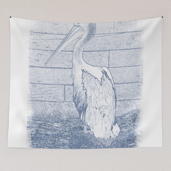 Item preview, blue pelican designed and sold by MGphotoart.