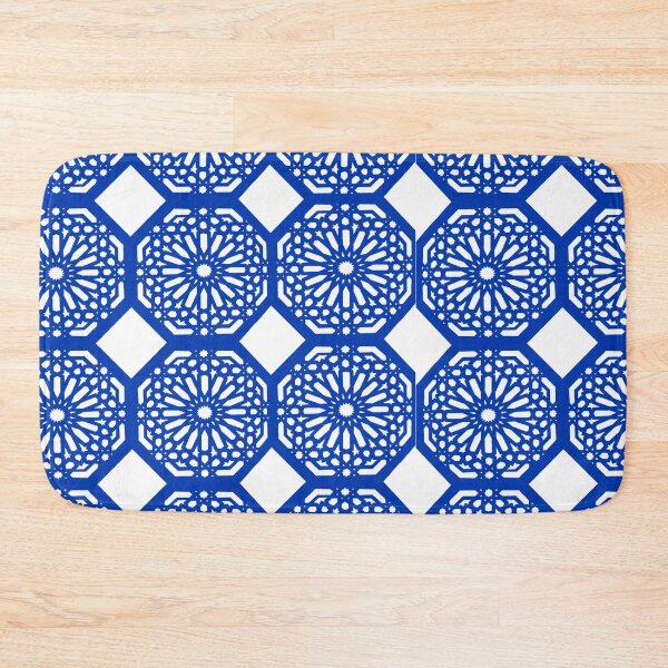 Item preview, Blue artisanal Carrelage designed and sold by wiwiart.
