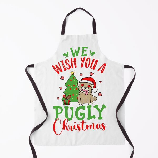 Item preview, We Wish You A Pugly Christmas Merry Xmas Dogmas Funny Jokes Satire designed and sold by Simplyy  Unique.