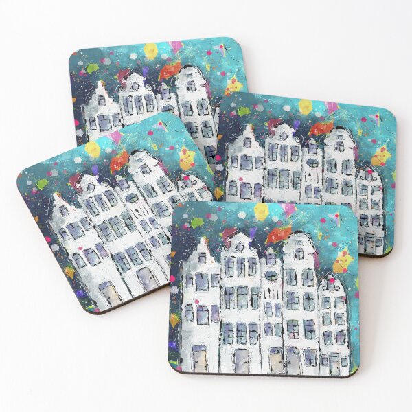 Item preview, Canalhouses in Amsterdam  designed and sold by Kreajuut.