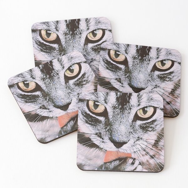 Item preview, Close-up shot when it is licking its own paw intently designed and sold by PeterMun1007.