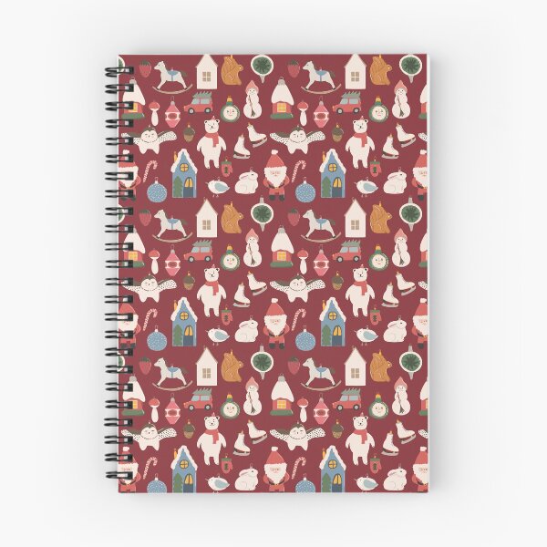 Item preview, JUGUETES DE NAVIDAD SOBRE FONDO ROJO designed and sold by BilberryCreate.