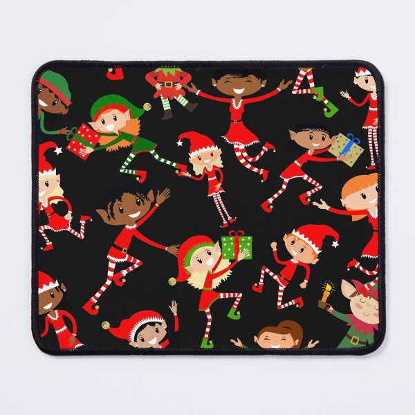 Item preview, Christmas Elves Seamless designed and sold by KraftsbyDesign.