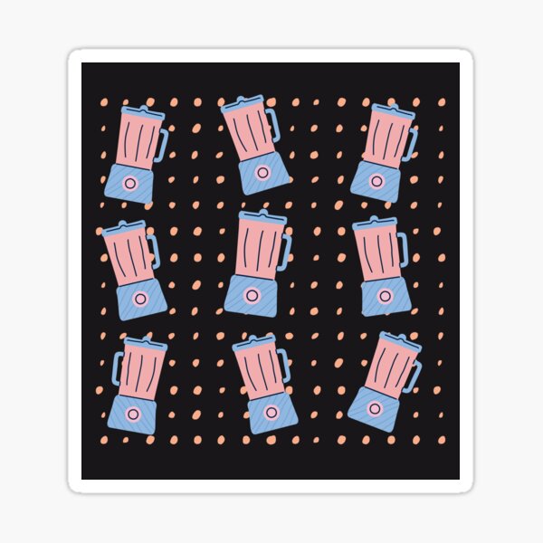 "Blenders In motion" Sticker for Sale by EbonyJuelz Redbubble