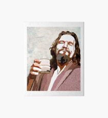 Big Lebowski DUDE Portrait Art Board