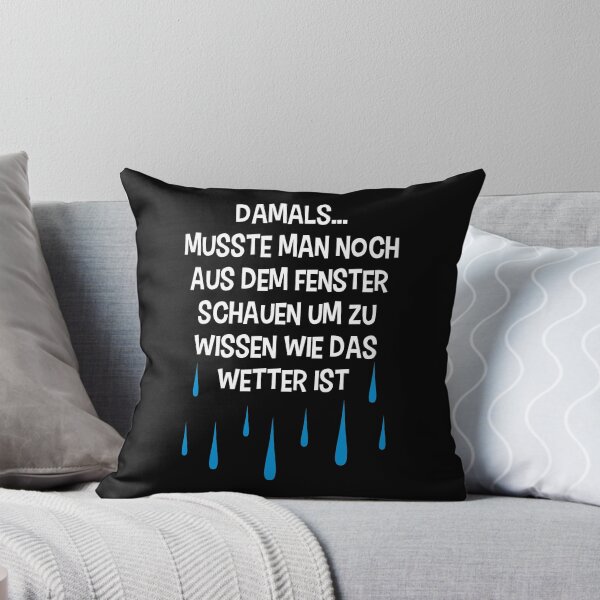 Artikelvorschau, 90er kein WetterApp, Lösung: aus dem Fenster sehen entworfen und verkauft von Scribble-Design.