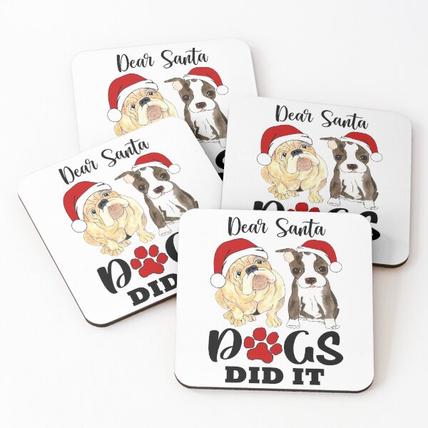 Item preview, Dear Santa Dogs Did It Merry Christmas Xmas Dogmas Funny Jokes Satire designed and sold by Simplyy  Unique.