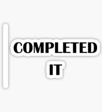 Completed It the Inbetweeners Sticker