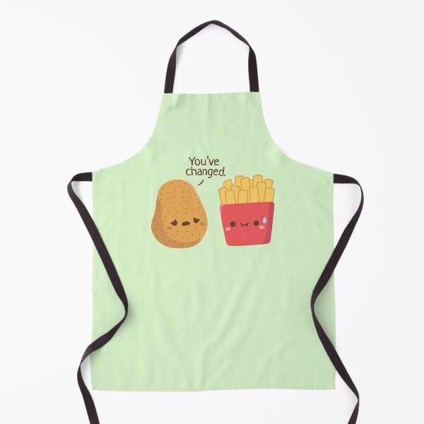 Item preview, Cute Potato And French Fries, You Have Changed designed and sold by rustydoodle.